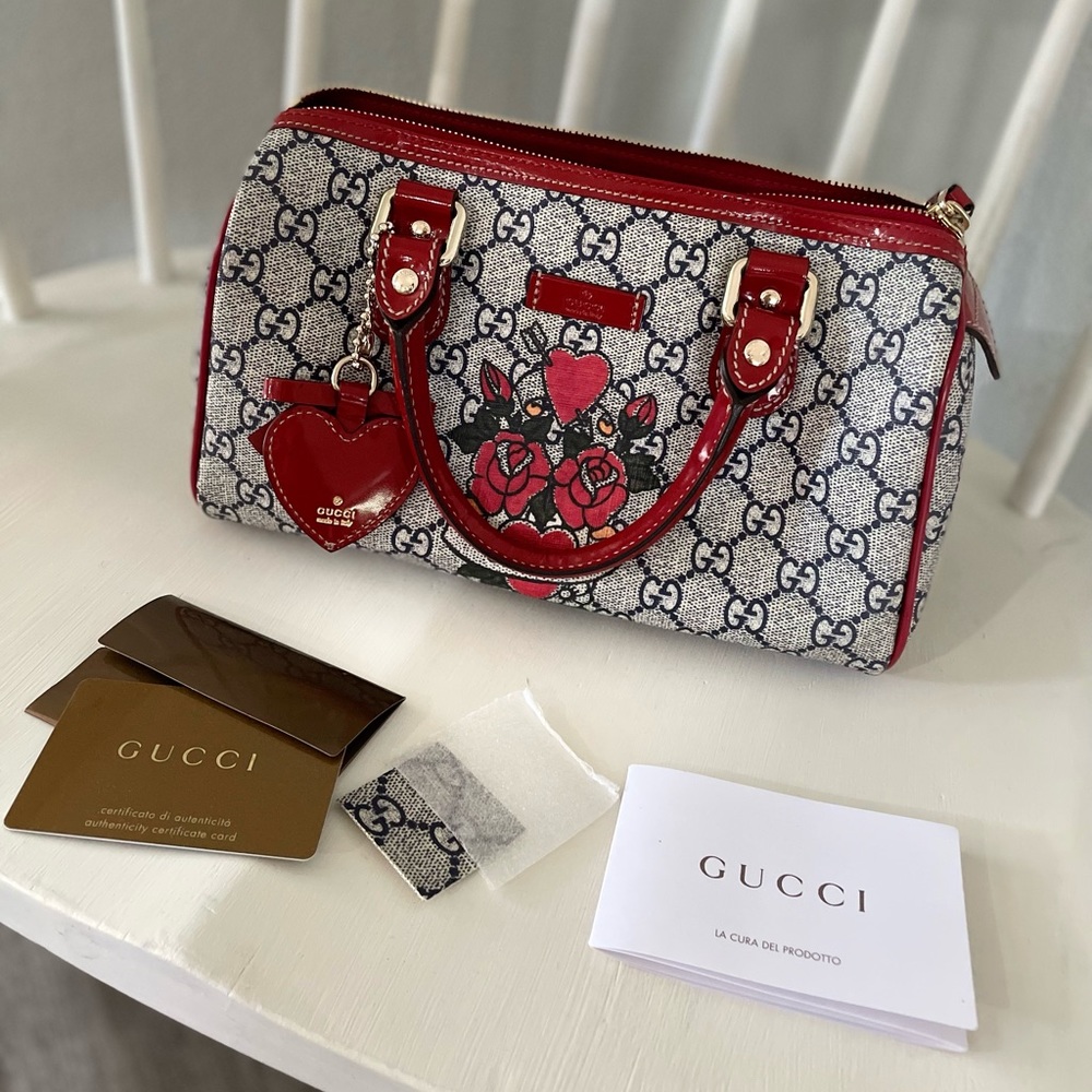 Gucci Mini Tattoo Heart Boston Joy bag